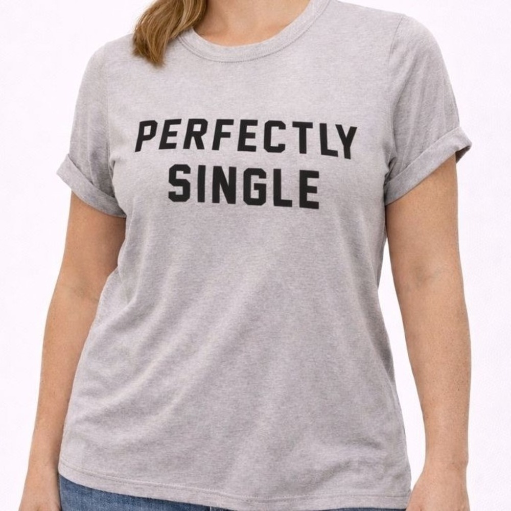 Wishful Thinking Perfectly‎ Single Graphic Tee T Shirt Size Medium